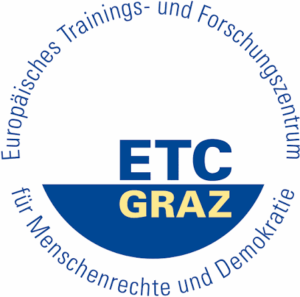 Logo der ETC Graz Europäisches Trainings- und Forschungszentrum für Menschenrechte und Demokratie